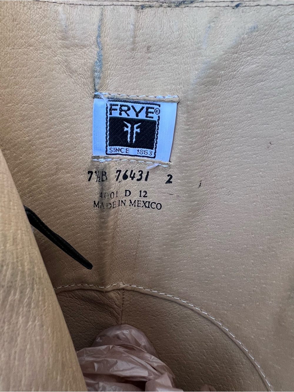 Frye Melissa Button Back Zip Dark Brown Leather Riding Boots Size 7.5B - Picture 10 of 15